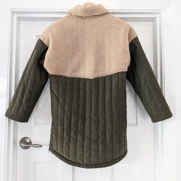 BNWT Milk & Biscuits Quilted Overcoat w/ Shearling 9-10Y 150cm - Picture 6 of 6